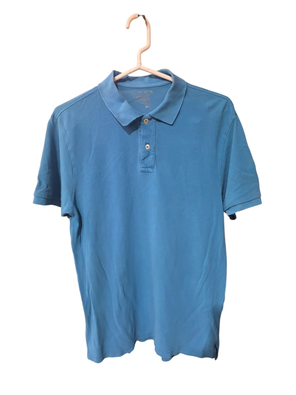 Classic Blue Polo Shirt - Men's Casual Short Sleeve